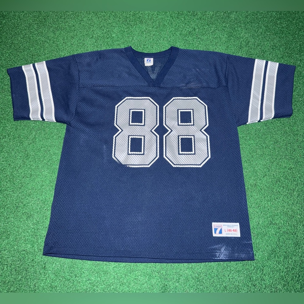 Michael Irvin Dallas Cowboys Vintage Jersey Logo 7 Large Retro #88 Football